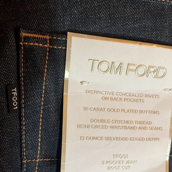 Tom Ford Jeans Selvedge Denim Euro Size 54, Canadian 36-38 waist - Picture 9 of 9